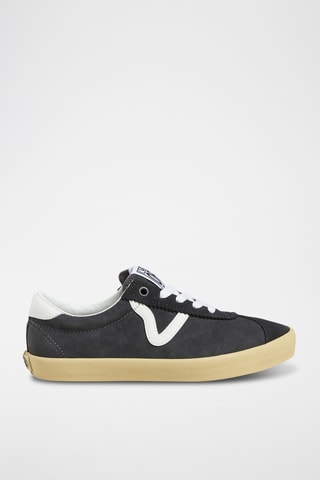 Nubuck Sneakers Sport Low - Zwart