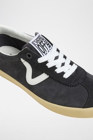 Nubuck Sneakers Sport Low - Zwart