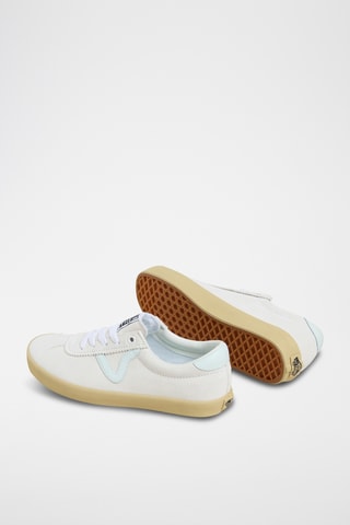 Nubuck Sneakers Sport Low - Wit