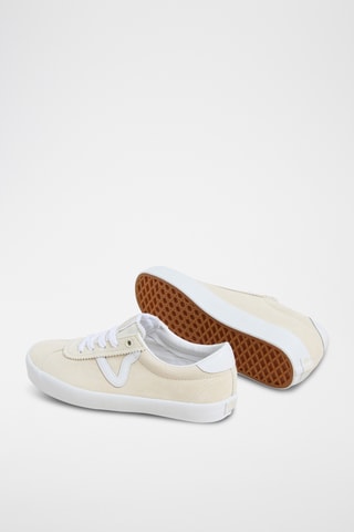 Nubuck Sneakers Sport Low - Beige