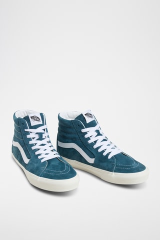 Hoge Nubuck Sneakers Sk8-Hi - Pauwblauw