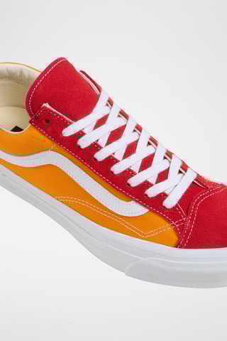 Nubuck Sneakers Old Skool 36 - Bordeauxrood en Mosterdgeel