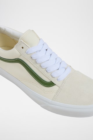 Nubuck Sneakers Old Skool - Ecru en Groen