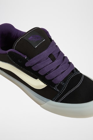 Nubuck Sneakers Knu Skool - Zwart en Paars
