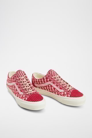Gympen Old Skool 36 - Rood en Grijs
