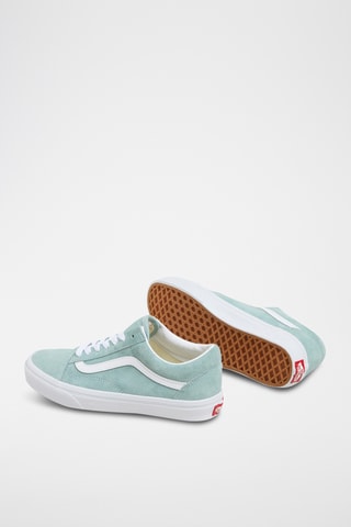 Leren Sneakers Old Skool - Zeegroen