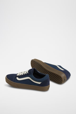 Leren Sneakers Old Skool - Marineblauw