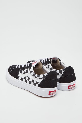 Nubuck Sneakers Sk8-Low Zwart en Wit