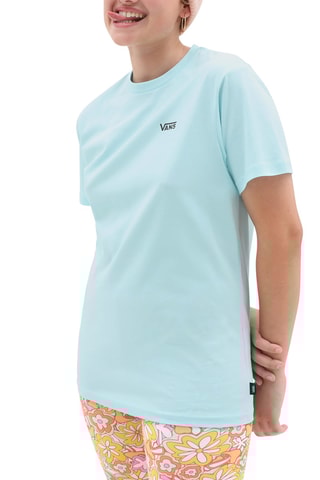 T-shirt Left Chest Logo Tee Em Turquoise