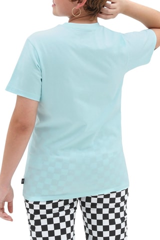 T-shirt Left Chest Logo Tee Em Turquoise