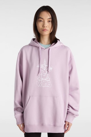 Sweater met Capuchon Crazy Eddy 66 Loose PO - Lichtpaars 