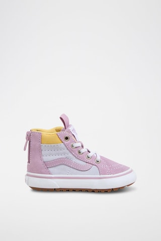 Hoge Leren Sneakers MTE Sk8-Hi Zip - Lavendelpaars
