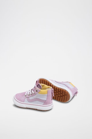 Hoge Leren Sneakers MTE Sk8-Hi Zip - Lavendelpaars