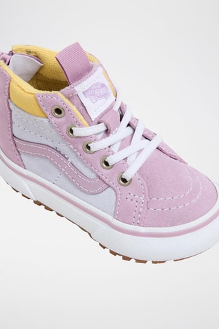 Hoge Leren Sneakers MTE Sk8-Hi Zip - Lavendelpaars