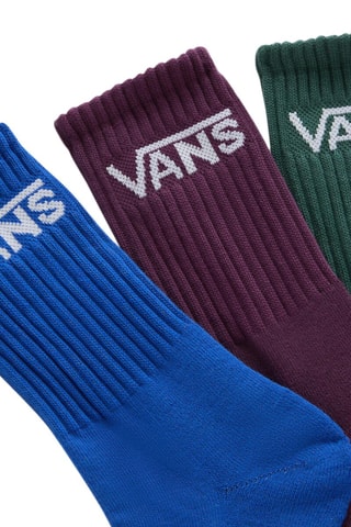 3 Paar Sokken - Donkerblauw en bordeauxrood