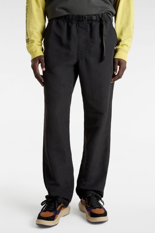 Broek Range Nylon Loose Tapered - Zwart 