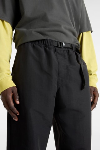 Broek Range Nylon Loose Tapered - Zwart 