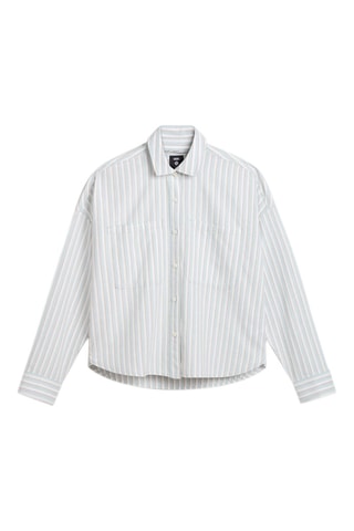 Blouse Antica Boxy LS Shirt - Wit