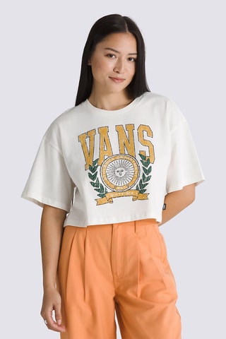 Cropped T-shirt First Team - Wit