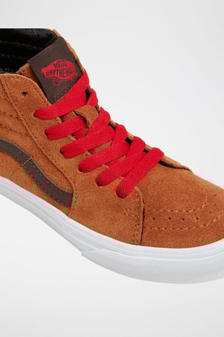 Hoge Leren Sneakers Sk8-Hi - Camel