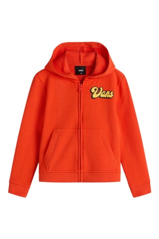 Fleece sweater met capuchon Pushin Daisy - Oranje