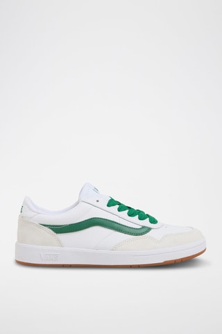 Leren Sneakers Cruze Too CC - Wit en donkergroen