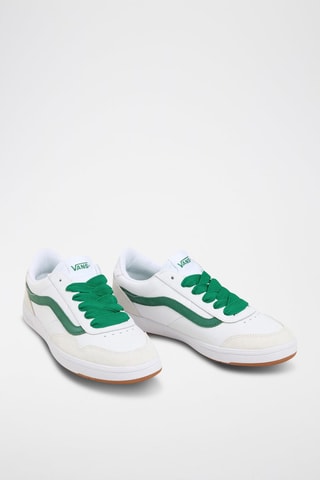 Leren Sneakers Cruze Too CC - Wit en donkergroen