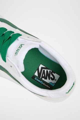 Leren Sneakers Cruze Too CC - Wit en donkergroen
