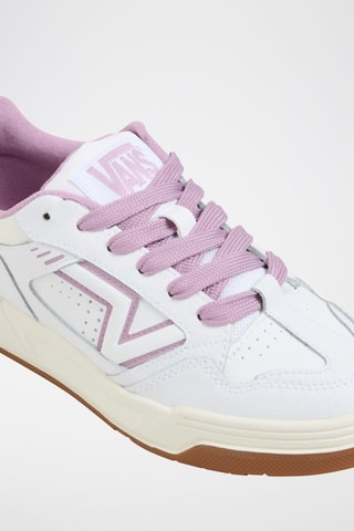 Leren Sneakers Upland - Wit en paars