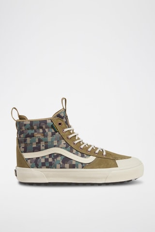Leren Surfschoenen Sk8-hi Waterproof - Bruin 