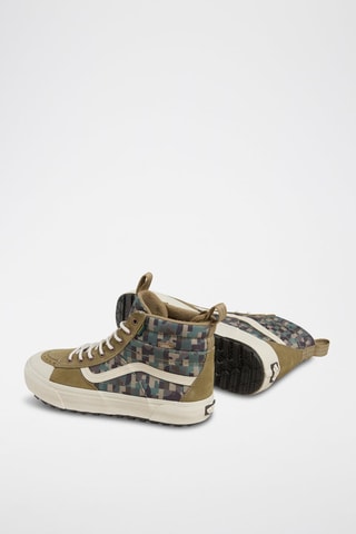 Leren Surfschoenen Sk8-hi Waterproof - Bruin 