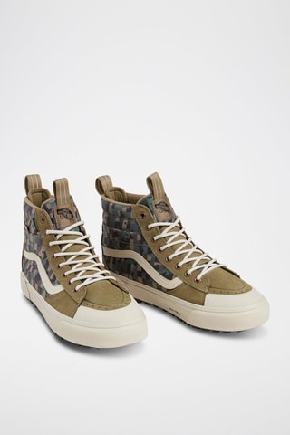 Leren Surfschoenen Sk8-hi Waterproof - Bruin 