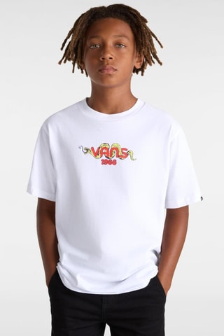 T-shirt Goodness Snakes SS - Wit