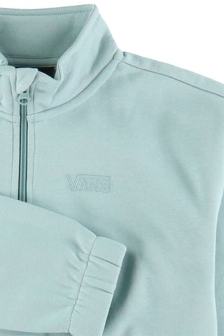 Sweater Half Zip Mock - Zeegroen