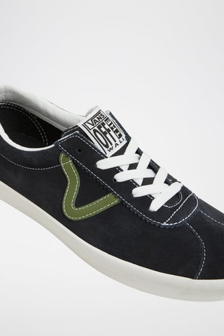 Nubuck Sneakers Sport Low - Zwart