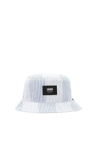 Bobhoedje Vans Patch Bucket Kobaltblauw en Wit