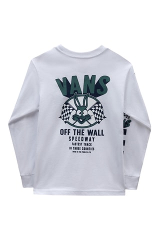 T-shirt BY Vans Racing Rabbit - Wit