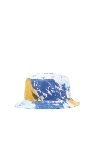 Bobhoedje tie and dye Hemelsblauw en Roze