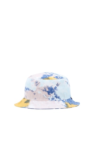 Bobhoedje tie and dye Hemelsblauw en Roze