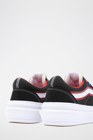 Leren Platform Sneakers Old Skool Overt CC Zwart