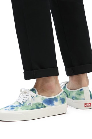 Baskets Authentic 44 DX Vert et bleu