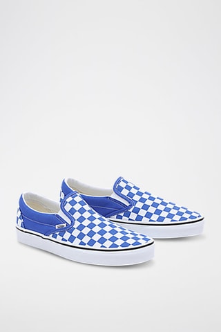 Slip-ons Classic Wit en Kobaltblauw