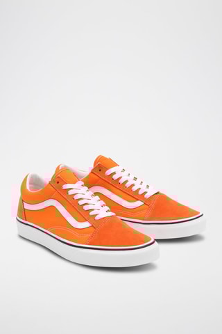 Nubuck Sneakers Old Skool Oranje en Wit