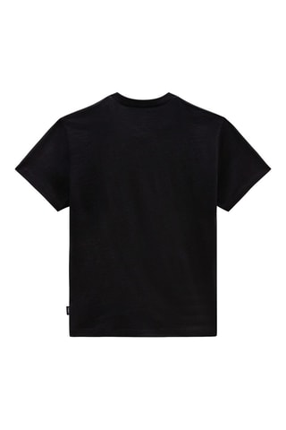 T-shirt Floral Box Crew - Zwart