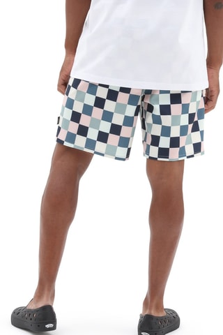 Zwemshort The Daily Check Boardsh Hemelsblauw en Roze