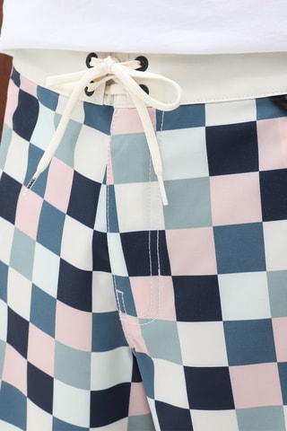 Zwemshort The Daily Check Boardsh Hemelsblauw en Roze