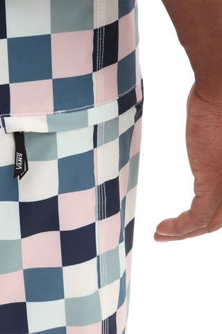 Zwemshort The Daily Check Boardsh Hemelsblauw en Roze