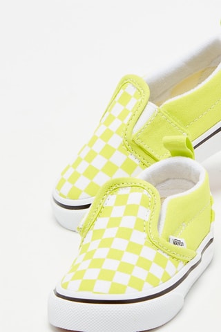 Sneakers Slip On V Geel en Wit