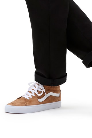 Hoge Nubuck Sneakers Sk8-Hi - Camel