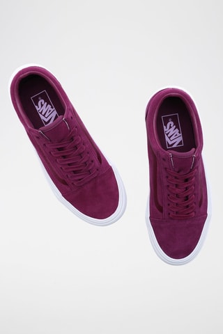 Nubuck Platform Sneakers Old Skool Stackform Bordeauxrood